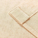 Joydeco Linen Curtains 84 Inch Length 2 Panel Sets,Light Filtering Curtains for Bedroom 52 Inch Wide Living Room Drapes with Back Tabs & Rod Pockets (W52 x L84 Inch, Ecru) by CozyNest Decor