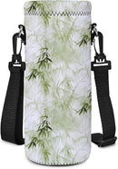 Neoprene Water Bottle Carrier Bag with Adjustable Shoulder Strap for Men Women Walking Hiking,Portable Insulated Holder Case for Stainless Steel/Glass/Plastic Bottles by TinyTreasures Baby Boutique