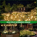 HIGH Power Solar Garden Lights Outdoor, 2 Pack 18 LED Solar Firefly Lights Fairy Swaying by Wind for Outside, IP67 Waterproof, for Patio Garden Yard Walkway Sidewalk, Green by GreenHaven Gardens