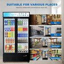 30 Cu.ft. Commercial Beverage Refrigerators Glass Door Refrigerator Upright Display Cooler with Soft LED Light and Adjustable Shelves for Restaurant Grocery Stores Home by CozyNest Decor