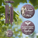 ASTARIN 36" Large Deep Tone Personalized Sympathy Wind Chimes, Memorial Wind Chime for Loss of Mother Father Loved One, Angel Bereavement Gifts Decor Outdoor Patio Garden Graveyard by CozyNest Decor