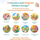 GO GO Bible Songs of Wisdom: Bible Songs Book for Toddlers, 8 Songs, Talking Books for Toddlers 2-4 Years, Sound Books, Sing Along Books, Baby Music Book, Christian Toys for Toddlers by TinyTreasures Baby Boutique