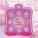 Princess Dance Mat Toy Gift - Popular Light Up Dancing Mat for Toddlers Kids Girls Ages 3 4 5 6 7 8 9 10 11 12 Year Old Christmas Party Presents Floor Mat Electronic Games Exercise Dance Pad by TinyTreasures Baby Boutique