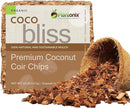 Organic Coco Chips for Plants (10lbs) - Coco Coir Chips - Coconut Husk Chips for Potting Soil, Garden Soil, & Seed Starter Soil - Coconut Mulch for Garden - Compressed Coconut Chips for Plants by GreenHaven Gardens