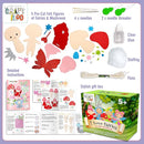 CRAFTILOO Fairy Sewing Kits for Little Girls 5 Easy Projects for Childrens Kid Crafts Make Your Own Felt Pillow Plush Craft Kit My First Sewing Kit Learn to Sew by TinyTreasures Baby Boutique