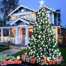 KNONEW 197FT 500 LED Christmas Lights Outdoor String Lights 8 Modes & Memory Fairy Light Plug in Waterproof LED String Lights for Xmas Yard Tree Wedding Party Holiday Decorations (Cool White) by GreenHaven Gardens