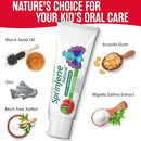 SprinJene Natural Kids Toothpaste, Strawberry | Natural Children’s Toothpaste | Fluoride Free Toothpaste for Toddlers | 4 Pack by TinyTreasures Baby Boutique