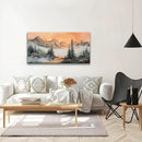 Tsomzxng Canvas Art Wall Decor For Living Room Mountain Wall Art Picture For Bedroom Modern Office Wall Decorations Forest River Landscape Paintings Pictures Artwork Aesthetic 20 X 40 In by CozyNest Decor