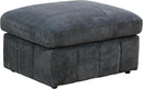 Ottoman Rectangular Storage Ottoman Bench, Flannel Footrest Stool Footstool with Lid for Living Room, Bedroom, Entryway, Dark Gray, 38"x30"x22" by CozyNest Decor