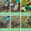 Garden Tool Set of 10 Pieces, Heavy-Duty Stainless Steel Gardening Hand Tools with Repotting Mat and Grow Bags, Gardening Tool Set with Durable Gardening Bag, Ideal Gardening Gifts for Women Men by GreenHaven Gardens