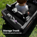 24V 2 Seater Ride on Toy for Big Kids, Electric SUV Kids Car to Drive w/Parent Remote, 2WD/4WD Switchable - Black by TinyTreasures Baby Boutique