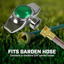 Chapin 6-9487: Circular Pattern Spot Sprinkler 2 Pack, 360 Degree Sprinkler Head for Small Gardens and Lawns, Up to 30ft Coverage Area, Lawn Sprinkler, Small Area Yards and Garden Watering, Green by GreenHaven Gardens