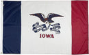 FlagSource Iowa Nylon State Flag, Made in the USA, 4x6' by GreenHaven Gardens