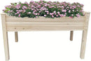 BTExpert 4ft Wooden Raised Garden Bed with Legs, 48x24x30in Elevated Planter Box Stand for Vegetable Flower Backyard, Patio, Balcony Large Wood Raised Beds Liner Outdoor - 30 in Height by GreenHaven Gardens