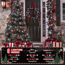 JMEXSUSS 200 LED Red and White Christmas Lights Outdoor, 66ft Halloween String Lights Indoor Clear Wire, Christmas Tree Lights Plug in for Bedroom Tree Christmas Party Decorations by GreenHaven Gardens