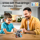 Sillbird Solar Robot Building Kit STEM Gift for Boys Aged 8-13, 15-in-1 DIY Science Educational Robotic Toy for Kids Teens Birthday, Powered by The Sun or Battery with 212 Pieces by TinyTreasures Baby Boutique