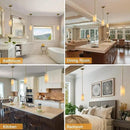 Alabaster Pendant Light Kitchen Island, H-9.5in Brass Pendant Light Fixtures with Natural Marble Shade, Adjustable Ceiling Pendant for Dining Room, Living Room, Bedroom & Bathroom by CozyNest Decor