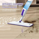 Spray Mop for Floor Cleaning with 60" Extension Handle, Dry/Wet Mop with 14oz Refillable Bottle, 3 Washable Pads&5 Disposable Refills for Hardwood Laminate Tile Floor Dust Cleaning. by CozyNest Decor