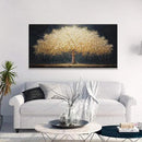 Wall Art Gold Tree Of Life Modern Wall Art Artwork Canvas Art Wall Decor Painting Gold Tree Pictures Abstract Wall Decor For Living Room Bedroom Dining Room Home Office Artwork Ready To Hang 24"X 48" by CozyNest Decor