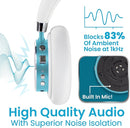 Puro Sound Labs BT2200 Plus Kids Bluetooth Headphones – Volume-Limiting 85dB, Studio-Grade Audio, Over-Ear & Comfy Design, 20-Hour Battery Life, Easy to Connect Wireless Headphones for Kids, Teal by TinyTreasures Baby Boutique