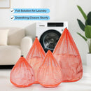 4Pcs Mesh Laundry Bags Washing Machine Mesh Wash Bags for Clothes,Underwear,Lingerie, Bed Linen with Drawstring Closure Sturdy(4 Size, Orange) by TinyTreasures Baby Boutique