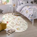 STARUIA Small Kids Rug for Kids Room, 3'x5' Washable Road Rug for Baby Nursery, Non-Slip Car Rugs for Playroom, Tan Traffic Play Mat Soft Fun Rugs for Boys Girls Dorm Toy Room Tent by CozyNest Decor