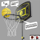 Kids Basketball Hoop Indoor Outdoor Portable Adjustable Height 3.6ft-6.2ft Toddler Basketball Hoop for Kids Boys Girls Age 3 4 5 6 7 8 Little Kids Basketball Goal Backyard Sports Toy Game Gifts by TinyTreasures Baby Boutique