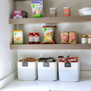 NaturalCozy Storage Cubes 11 Inch Cotton Rope Woven Baskets for Organizing, 3-Pack | Cube Storage Bin | Square Storage Baskets for Shelves Organizer, Classroom, Kids Toy Bins, Closet, Baby Nursery by TinyTreasures Baby Boutique