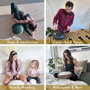 The Balmy Drum - 15 Note 14 Inch Steel Tongue Drum, Steel Drum Instrument, Drums For Children and Adults, Balmy Drum Set for Kids with Music Book, Handpan, Mallet and Carry Bag (Blue) by TinyTreasures Baby Boutique