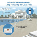 VTech Advanced HQ Max Twin 7" Digital Video 2-Cameras Baby Monitor with Pan Tilt Zoom, Long Battery Life 5000mAh, IPS Screen, Adaptive Multi-Color Night Light, 2-Way Talk, HQ Display, No WiFi, White by TinyTreasures Baby Boutique