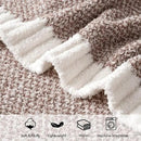 MIULEE Super Soft Throw Blanket for Couch, Taupe Cozy Fluffy Warm Blankets Lightweight Knit Throw Blankets for Sofa, Bed, Chair, Living Room, Camping, Picnic, 60 x 80 inch by CozyNest Decor