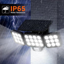 WdtPro Solar Lights Outdoor Waterproof 1 Pack, 3500LM Super Bright Motion Sensor Solar Powered LED Flood Lights, Upgrade Glass Panel, Solar Security Light Spotlights for Outside Yard by GreenHaven Gardens