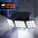 WdtPro 2025 Solar Lights Outdoor Flood Light, 3500LM Bright Motion Sensor Outdoor Lights, 3 Heads & Upgrade Glass Panel, LED Solar Powered Security Light Spotlights Waterproof for Outside Yard-2Pack by GreenHaven Gardens