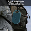 NOBIS Clip N1 Portable Bluetooth Speaker with App, Beat Mode, Up to 24H Playtime, IP68 Waterproof, BT 5.3, HD Sound, Stereo Pairing, Custom EQ, Perfect for Outdoor, Home and Adventure (Blue) by TinyTreasures Baby Boutique