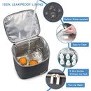 Breastmilk Cooler Bag with Ice Pack Fits 4 Baby Bottles Up to 9 Ounce, Baby Bottle Bag for Nursing Mom Daycare-Grey by TinyTreasures Baby Boutique