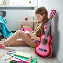 ADM Beginner Acoustic Classical Guitar 30 Inch Nylon Strings Wooden Guitar Bundle Kit for Kid Boy Girl Student Youth Guitarra Online Lessons with Gig Bag, Strap, Tuner, Extra Strings, Picks,Pink 1 by TinyTreasures Baby Boutique
