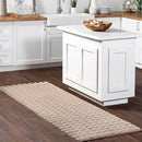 nuLOOM Jeni Checkered 2'6" x 10' Machine Washable Runner Rug for Living Room Bedroom Dining Room Entryway Hallway Kitchen, Taupe by CozyNest Decor