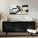 TAIJXAGSG Abstract Wall Art Minimalist Abstract Art Painting Cool Black Robot Modern Canvas Art Wall Decor Picture For Bedroom Office Home Wall Decor 20"X40"Ready To Hang by CozyNest Decor