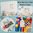 R HORSE My First Year Photo Display Wood Board - 3D Race Car Baby's First Year Picture Frame, 12 Months Milestone Board Neutral Baby Keepsake Gift One Year Old Birthday Nursery Decor for Boy by TinyTreasures Baby Boutique