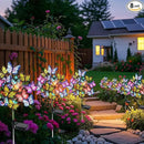 Solar Garden Lights Outdoor Waterproof Decorative Solar Lights Outdoor 8 Pack with 176 LED 136 Butterfly Flower Garden Decor Yard Decorations Patio Lawn, Gifts for Mother's Day Mom Women by GreenHaven Gardens
