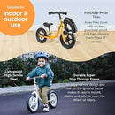 Retrospec Cub Toddler 12" Balance Bike, 18 Months - 3 Years Old, No Pedal Beginner Kids Bicycle for Girls & Boys, Flat-Free Tires, Adjustable Seat, & Durable Frame by TinyTreasures Baby Boutique