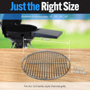 SnS Grills EasySpin Charcoal Grill Cooking Grate, 304 Stainless Steel, Large Hinged Opening, Perfect for 2-Zone Cooking, Replacement Grate Compatible with Weber & Other Grills - 18” Inches by GreenHaven Gardens
