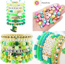 St.Patrick's Day Polymer Clay Beads Bracelet Making kit, 3480pcs 24 Style Cute Fun Beads Charms for Jewelry Necklace Earring Making DIY Accessories for Women Girls by TinyTreasures Baby Boutique