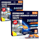 Dishwasher Cleaner Deodorizer Descaler Tablets - 56 Tabs - 1 Plus Year Supply - Extra Scented Deep Cleaning Sanitizer Pods - Remove Hard Water - Contain Citric Acid Heavy Duty Septic Safe - Citrus by TinyTreasures Baby Boutique