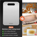 Cutting Boards for Kitchen, Cutting Board, Foodgrade Stainless Steel Cutting Board for Meat,Fruit, Vegetables, Outdoor or Indoor, M 13.4“ * 9” by CozyNest Decor