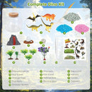 Dinosaur Light Up Terrarium for Boys – DIY Prehistoric Garden with LED | STEM Toy & Craft Gift for Kids Ages 4-8, Perfect for Birthday or Christmas by TinyTreasures Baby Boutique