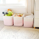 NaturalCozy 13x15x13 Kallax Storage Cubes, 3 Pack | Cotton Rope Cube Storage Bins Woven Baskets for Organizing | Kallax Insert Baskets for Shelves Organizer, Kids Toy, Pantry, Closet, Baby Nursery by TinyTreasures Baby Boutique
