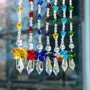 Crystalsuncatcher Crystal Glass Guardian Angel Rainbow Maker Collection Suncather,Set of 7 by GreenHaven Gardens