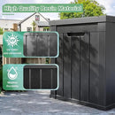 DRATO 50 Gallon Deck Box, Outdoor Storage Box for Patio Cushion, Sports Equipment, Garden Tools,Waterproof Patio Storage box, Lockable (Black) by CozyNest Decor