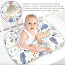Hooyax Baby Lounger Slipcover for Newborns, Removable Infant Floor Seat, Padded Lounger Cover with Animal Design by TinyTreasures Baby Boutique